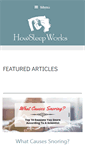 Mobile Screenshot of howsleepworks.com